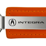 Acura Integra Leather Key Fob - Orange