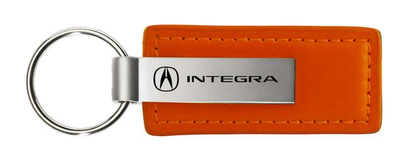 Acura Integra Leather Key Fob - Orange