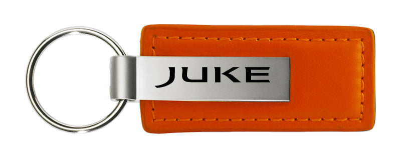 Nissan Juke Leather Key Fob - Orange