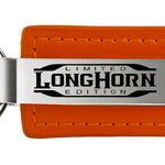 Ram Longhorn Limited Edition Leather Key Fob - Orange