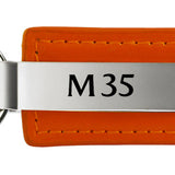 Infiniti M35 Leather Key Fob - Orange