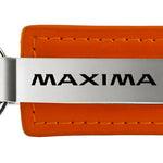 Nissan Maxima Leather Key Fob - Orange