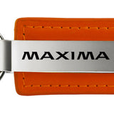 Nissan Maxima Leather Key Fob - Orange