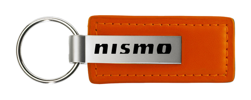 Nissan Nismo Leather Key Fob - Orange