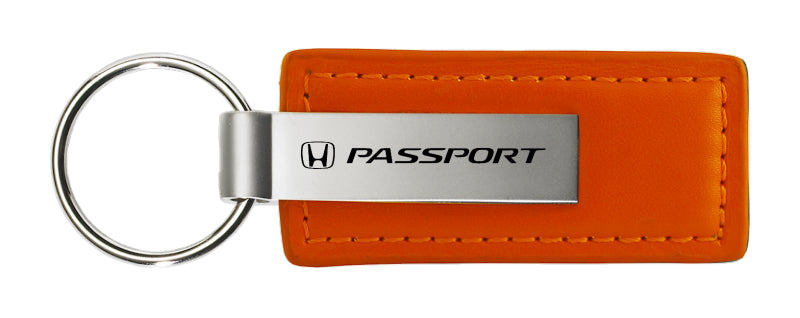 Honda Passport Leather Key Fob - Orange