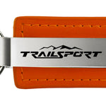 Honda TrailSport Leather Key Fob - Orange