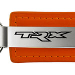 Ram TRX Leather Key Fob - Orange