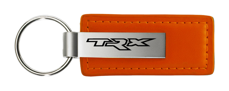 Ram TRX Leather Key Fob - Orange