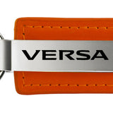 Nissan Versa Leather Key Fob - Orange