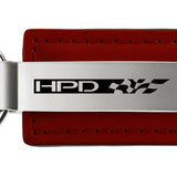 Honda HPD Leather Key Fob - Burgundy