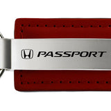 Honda Passport Leather Key Fob - Burgundy