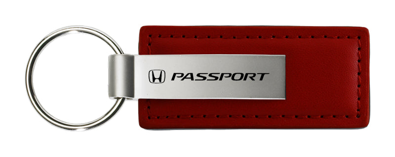 Honda Passport Leather Key Fob - Burgundy