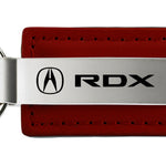 Acura RDX Leather Key Fob - Burgundy