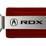 Acura RDX Leather Key Fob - Burgundy