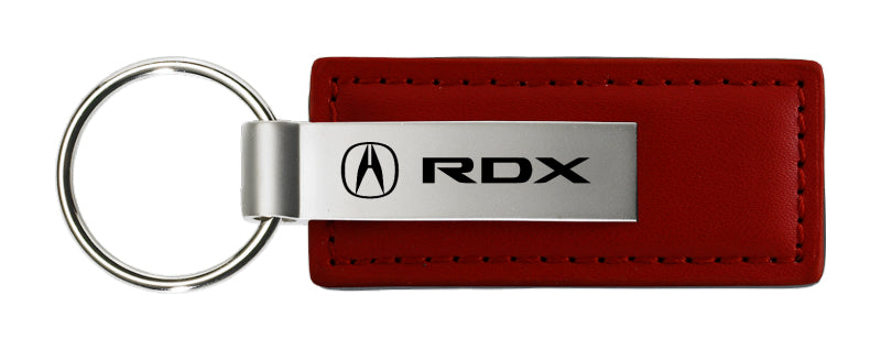 Acura RDX Leather Key Fob - Burgundy