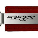 Ram TRX Leather Key Fob - Burgundy