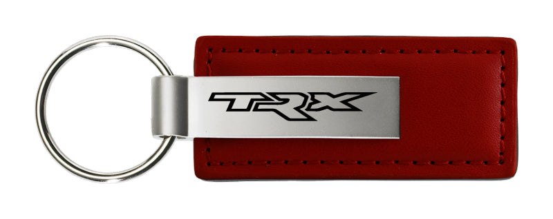 Ram TRX Leather Key Fob - Burgundy