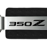Nissan 350Z Carbon Fiber Leather Key Fob - Black