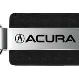 Acura Carbon Fiber Leather Key Fob - Black