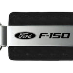 Ford F-150 Carbon Fiber Leather Key Fob - Black