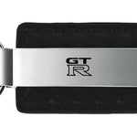 Nissan GTR Carbon Fiber Leather Key Fob - Black