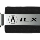 Acura ILX Carbon Fiber Leather Key Fob - Black