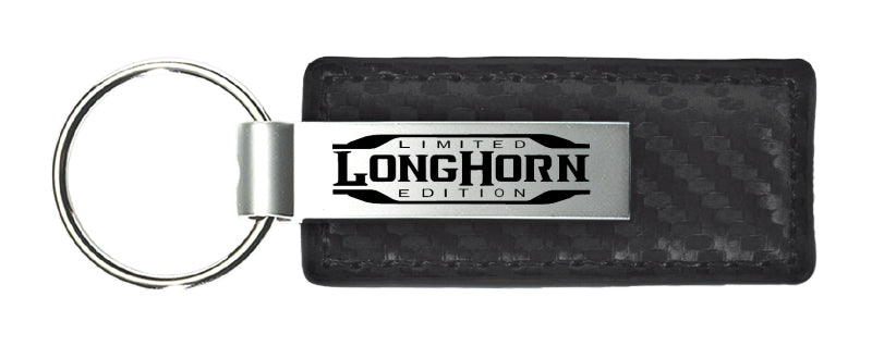 Ram Longhorn Limited Edition CF Leather Key Fob - Black