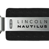 Lincoln Nautilus Carbon Fiber Leather Key Fob - Black