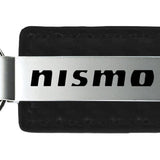 Nissan Nismo Carbon Fiber Leather Key Fob - Black