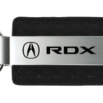 Acura RDX Carbon Fiber Leather Key Fob - Black