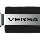 Nissan Versa Carbon Fiber Leather Key Fob - Black
