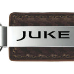 Nissan Juke Carbon Fiber Leather Key Fob - Taupe