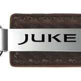Nissan Juke Carbon Fiber Leather Key Fob - Taupe