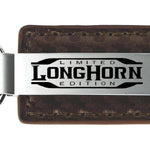 Ram Longhorn Limited Edition CF Leather Key Fob - Taupe