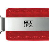 Nissan GTR Carbon Fiber Leather Key Fob - Red