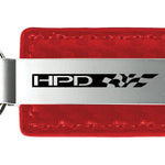 Honda HPD Carbon Fiber Leather Key Fob - Red