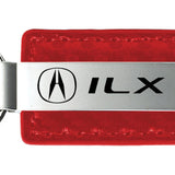 Acura ILX Carbon Fiber Leather Key Fob - Red