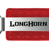 Ram Longhorn Carbon Fiber Leather Key Fob - Red