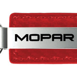 Mopar Carbon Fiber Leather Key Fob - Red