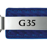 Infiniti G35 Carbon Fiber Leather Key Fob - Blue