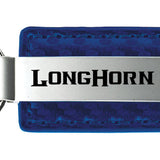 Ram Longhorn Carbon Fiber Leather Key Fob - Blue