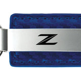Nissan Z (New) Carbon Fiber Leather Key Fob - Blue