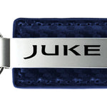 Nissan Juke Carbon Fiber Leather Key Fob - Navy
