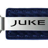 Nissan Juke Carbon Fiber Leather Key Fob - Navy