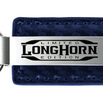 Ram Longhorn Limited Edition CF Leather Key Fob - Navy