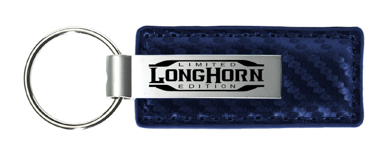 Ram Longhorn Limited Edition CF Leather Key Fob - Navy