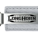 Ram Longhorn Limited Edition CF Leather Key Fob - White