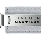 Lincoln Nautilus Carbon Fiber Leather Key Fob - White