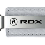 Acura RDX Carbon Fiber Leather Key Fob - White