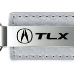 Acura TLX Carbon Fiber Leather Key Fob - White